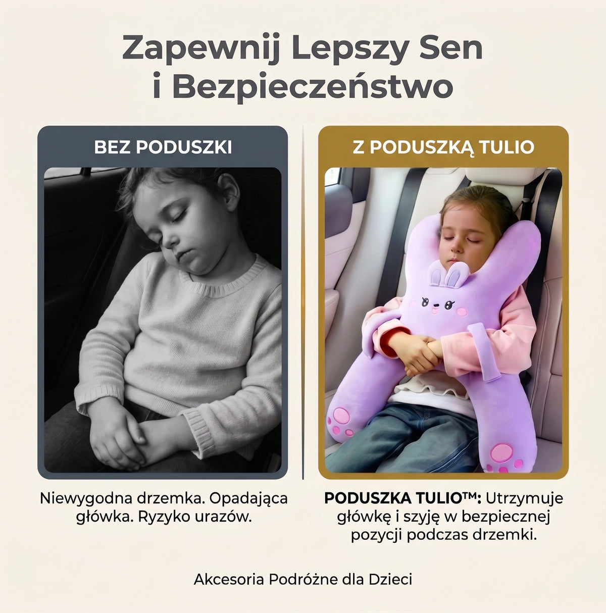Tulio™ – Poduszka Podróżna do Samochodu